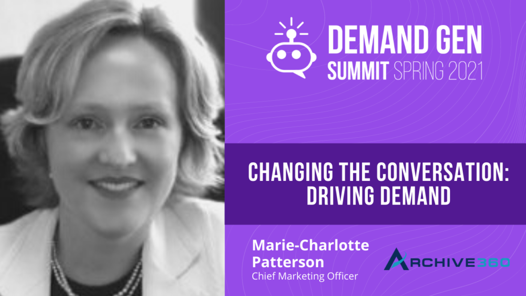 Marie Patterson Changing the Conversation Driving Demand Chatbots