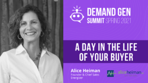 Alice Heiman a day in the life of your buyer