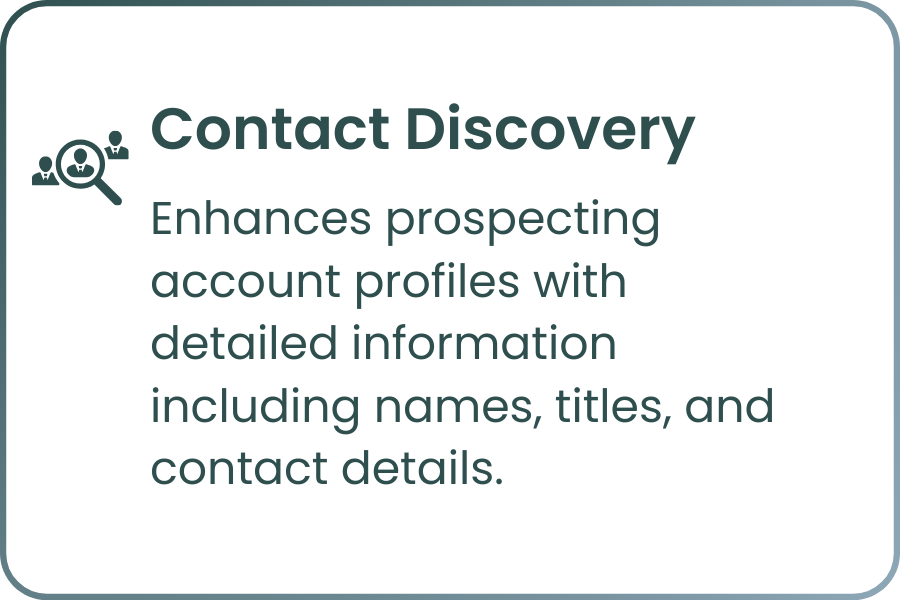 Contact Discovery & Data Enrichment 1