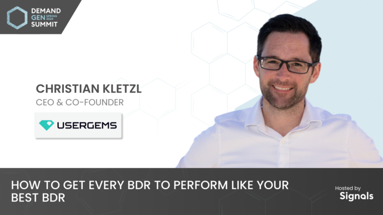 Presentation graphic on getting every BDR's performance like your best BDR