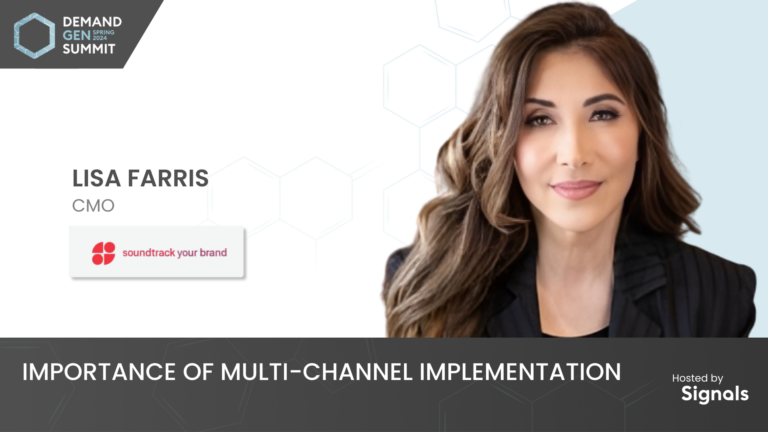 Presentation graphic on the importance of multi-channel implementation