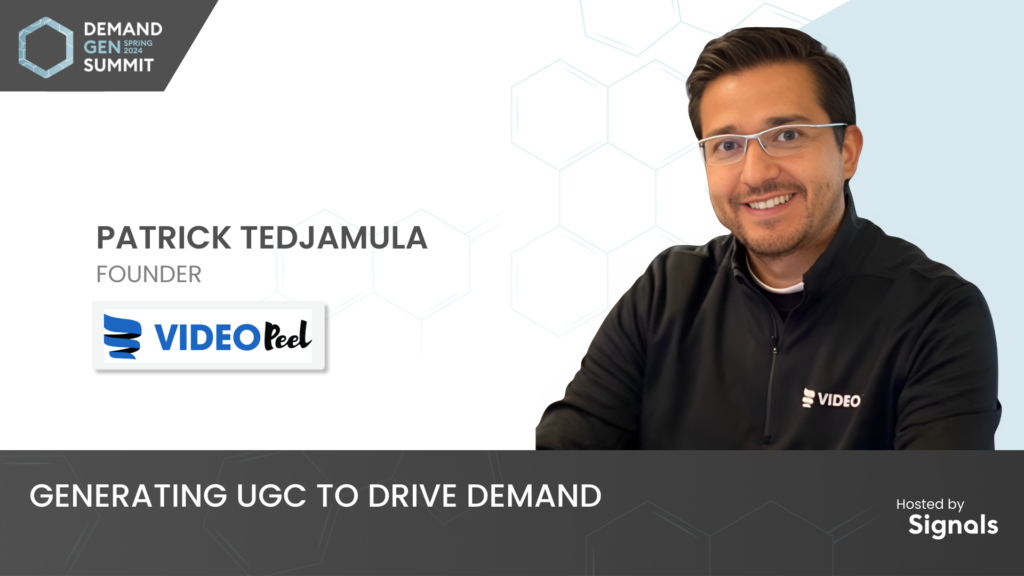 Presentation graphic on using UGC to drive demand